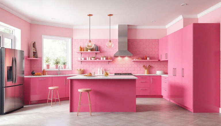 20 Pink Kitchen Ideas: Adding a Pop of Color to Your Cooking Space
