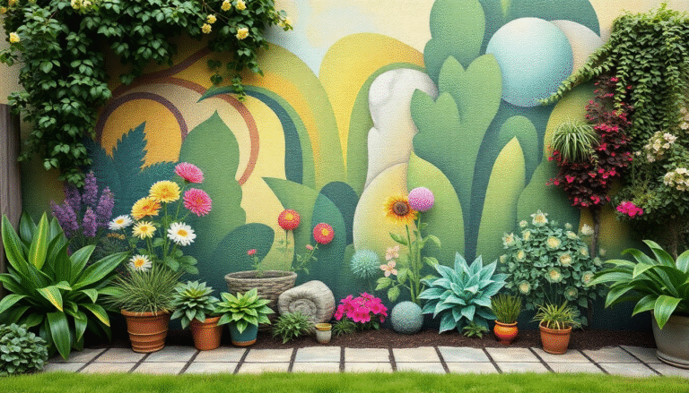 17 Garden Mural Ideas